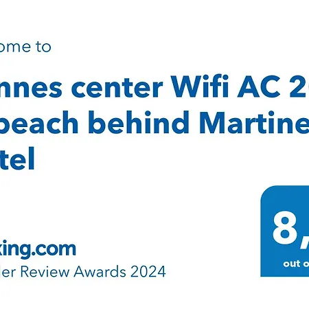 Appartement Center Terrace Ac Wifi 200 M From Sea Behind Martinez *